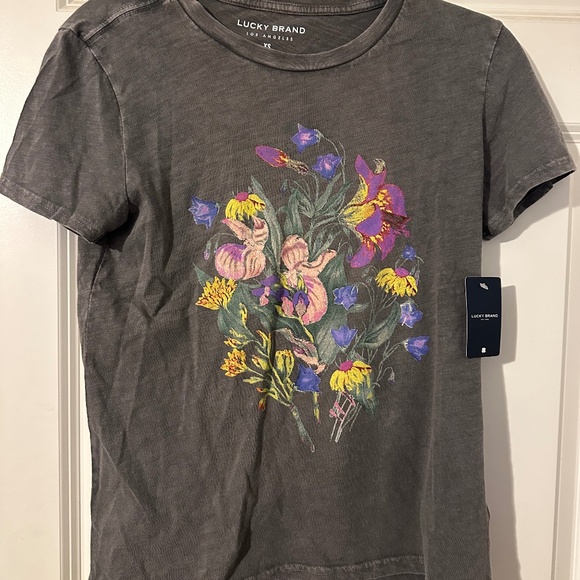 Lucky Brand Floral Tshirt (NWT) - Picture 1 of 1